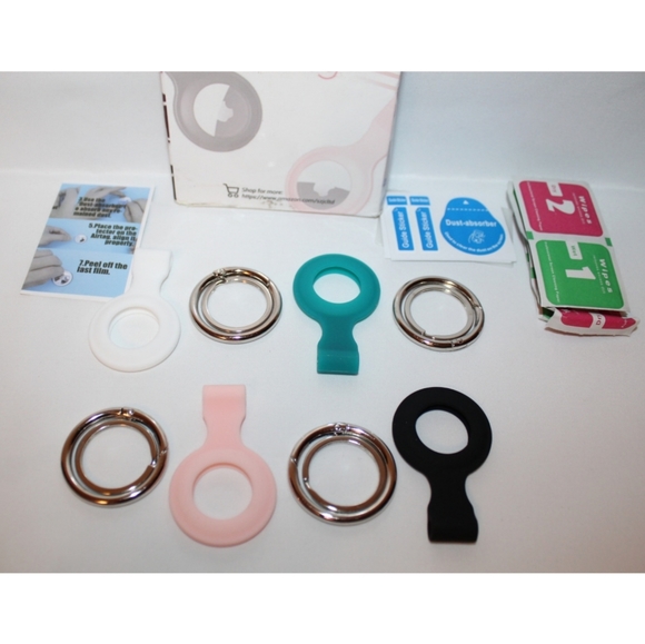 4 Pack Silicone Case Apple Airtags - Picture 5 of 16